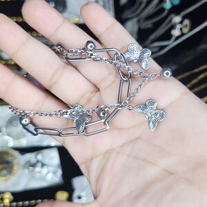 Stainless steel Butterfly bracelet